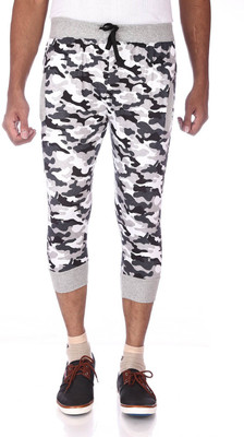 

Shootr Printed Men's Three Fourths, White