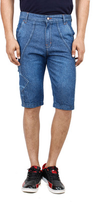 

Uber Urban Solid Men's Three Fourths, Blue