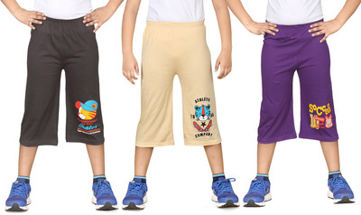 

Dongli Three Fourth For Boys(Multicolor Pack of 3, Combo color