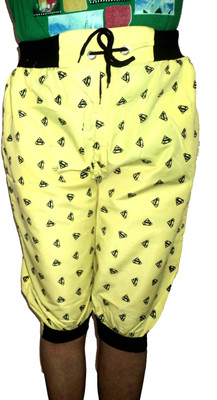 Mode Printed Men Three Fourths