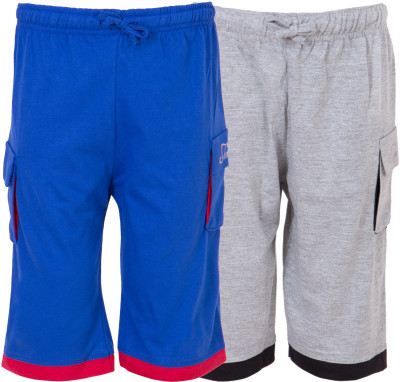 

Ultra Fit Three Fourth For Boys(Multicolor), Blue& grey