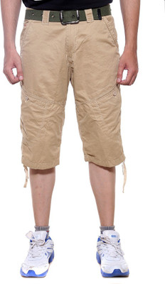 

Sports 52 Wear Solid Men's Three Fourths, Cream