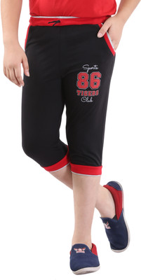 

Fizzi Three Fourth For Boys(Black)