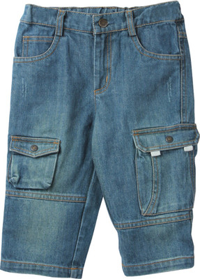 

Beebay Three Fourth For Boys(Blue Pack of 1), Denim blue