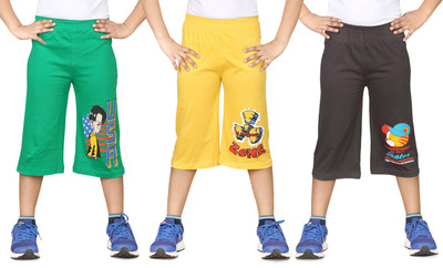 

Dongli Three Fourth For Boys(Multicolor Pack of 3, Combo color