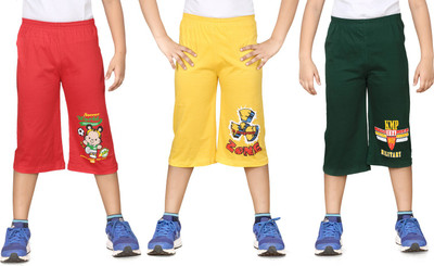 

Dongli Three Fourth For Boys(Multicolor Pack of 3, Combo color