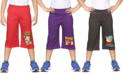

Dongli Three Fourth For Boys(Multicolor Pack of 3, Combo color