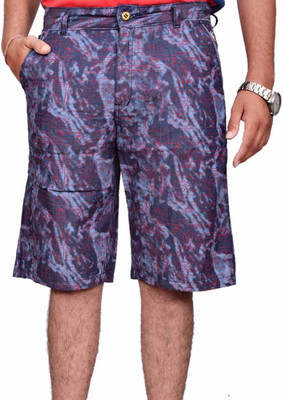 

British Terminal Self Design Men's Three Fourths, Navy blue