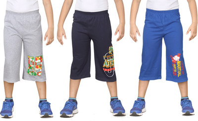 

Dongli Three Fourth For Boys(Multicolor Pack of 3, Combo color
