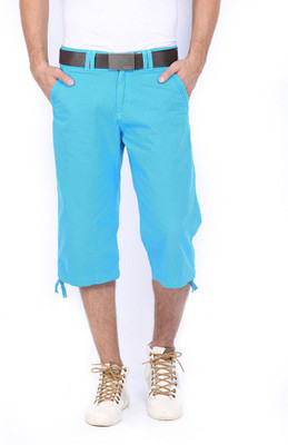 

Sports 52 Wear Solid Men's Three Fourths, Blue