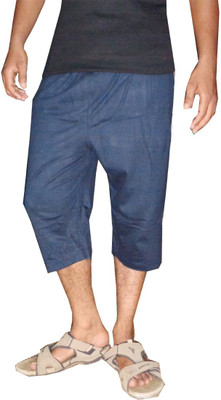 WellFitLook Solid Men Three Fourths