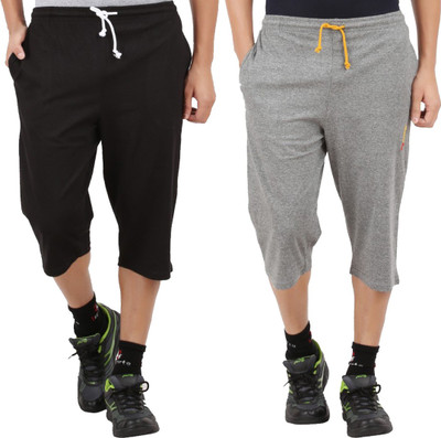 CHECKERSBAY Solid Men Three Fourths