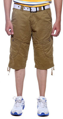 

Sports 52 Wear Solid Men's Beige Cargo Shorts