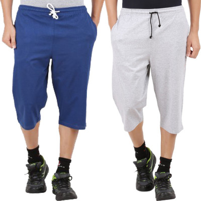 CHECKERSBAY Solid Men Three Fourths