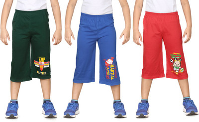 

Dongli Three Fourth For Boys(Multicolor Pack of 3, Combo color