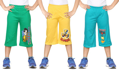

Dongli Three Fourth For Boys(Multicolor Pack of 3, Combo color