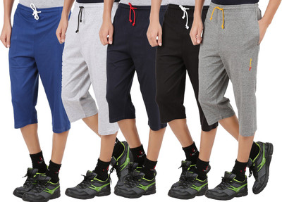 CHECKERSBAY Solid Men Three Fourths