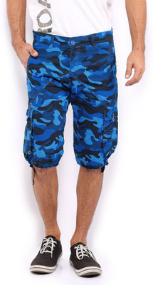 

Sports 52 Wear Solid Men's Three Fourths, Blue