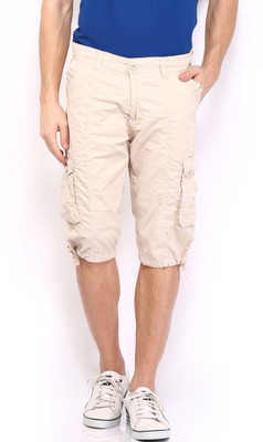 

Sports 52 Wear Solid Men's Three Fourths, Cream