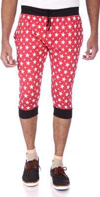 

Shootr Printed Men's Three Fourths, Red