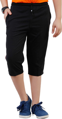 

Fizzi Three Fourth For Boys(Black)