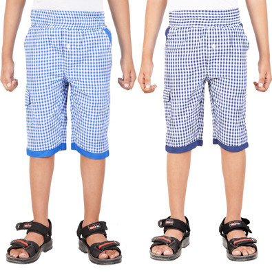 

Gkidz Three Fourth For Boys(Blue Pack of 2, Dark blue