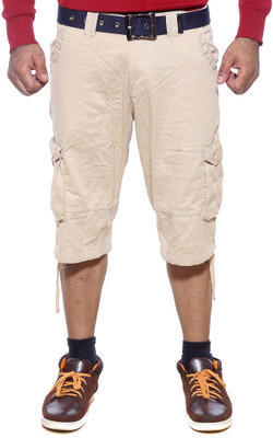 

Sports 52 Wear Solid Men's Three Fourths, Cream