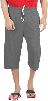WellFitLook Solid Men Three Fourths