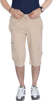 

JT International Solid Men Three Fourths, White