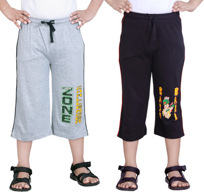 58% OFF on Dongli Three Fourth For Boys(Grey Pack of 2)