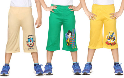 

Dongli Three Fourth For Boys(Multicolor Pack of 3, Combo color