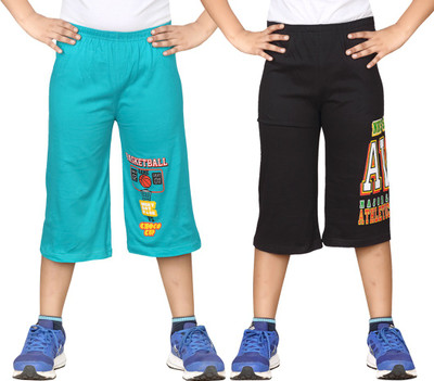 

Dongli Three Fourth For Boys(Light Blue Pack of 2, Combo color