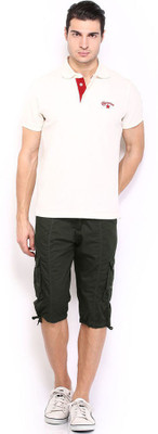 

Sports 52 Wear Solid Men's Three Fourths, Green