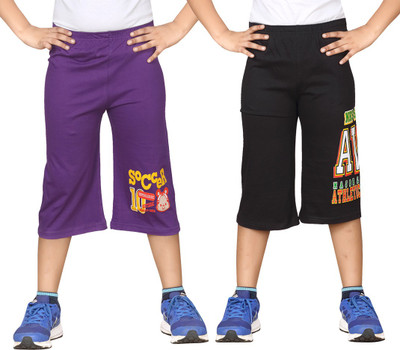 

Dongli Three Fourth For Boys(Purple Pack of 2, Combo color