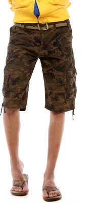 

Sports 52 Wear Printed Men's Three Fourths, D.green