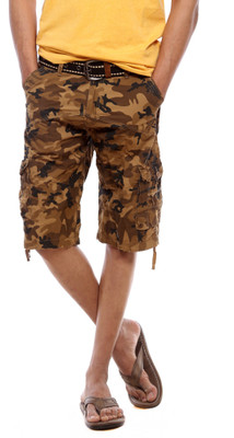 

Sports 52 Wear Printed Men's Three Fourths, Khakhi