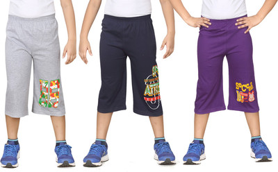 

Dongli Three Fourth For Boys(Multicolor Pack of 3, Combo color
