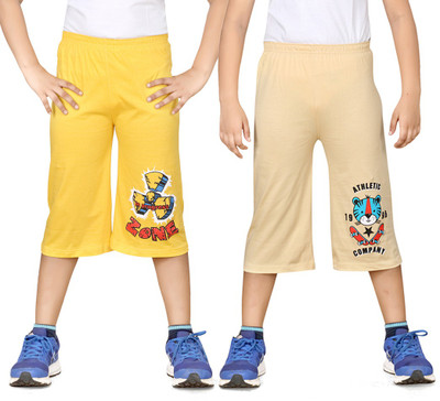 

Dongli Three Fourth For Boys(Yellow Pack of 2, Combo color