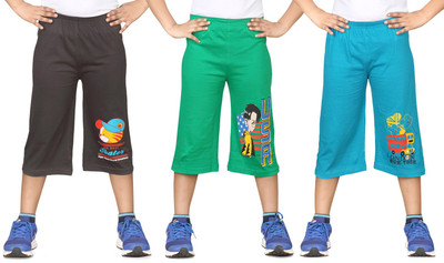 

Dongli Three Fourth For Boys(Multicolor Pack of 3, Combo color