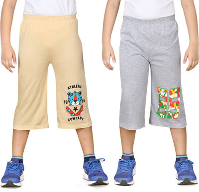 

Dongli Three Fourth For Boys(Beige Pack of 2, Combo color