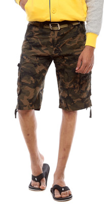 

Sports 52 Wear Printed Men's Three Fourths, D.green