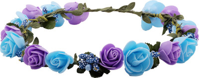 

Sanjog Crown & Tiara(Purple, Blue, Pack of 1)