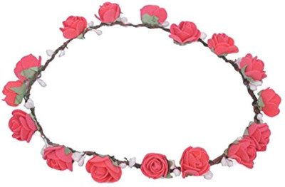 

Sanjog Crown & Tiara(Red, Pack of 1)