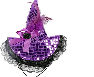 

Funcart Purple Sequin Headband Crown & Tiara(Purple, Pack of 1)