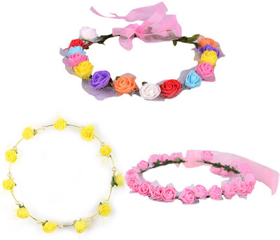 

Snupy Crown & Tiara(Multicolor, Pack of 3)