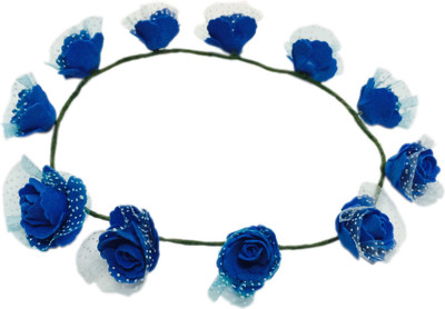 Loops n knots Little Princess Tiara(Blue, Pack of 1)