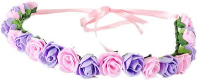 

Loops n knots tiara Crown & Tiara(Pink, Purple, Pack of 1)