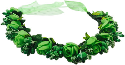 

Loops n knots Crown & Tiara(Green, Pack of 1)