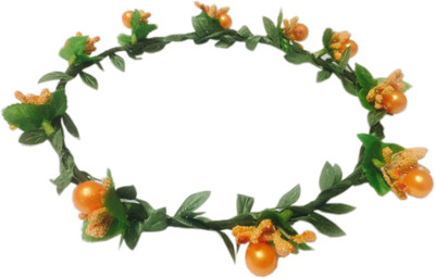 

Loops n knots Crown & Tiara(Orange, Pack of 1)