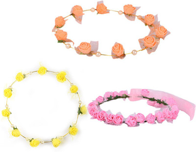 

Snupy Crown & Tiara(Multicolor, Pack of 3)